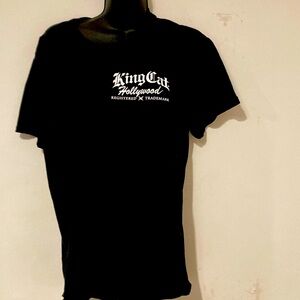 King Cat  Hollywood  Vintage Black T-Shirt in excellent pre~loved condition